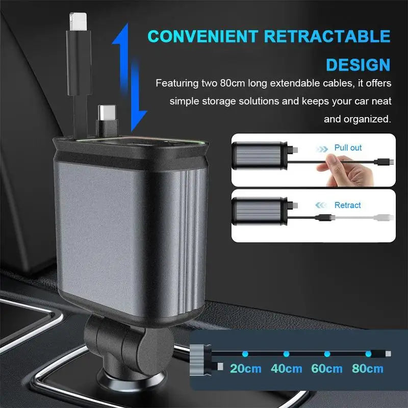 Cargador de Auto Estrella Fugaz